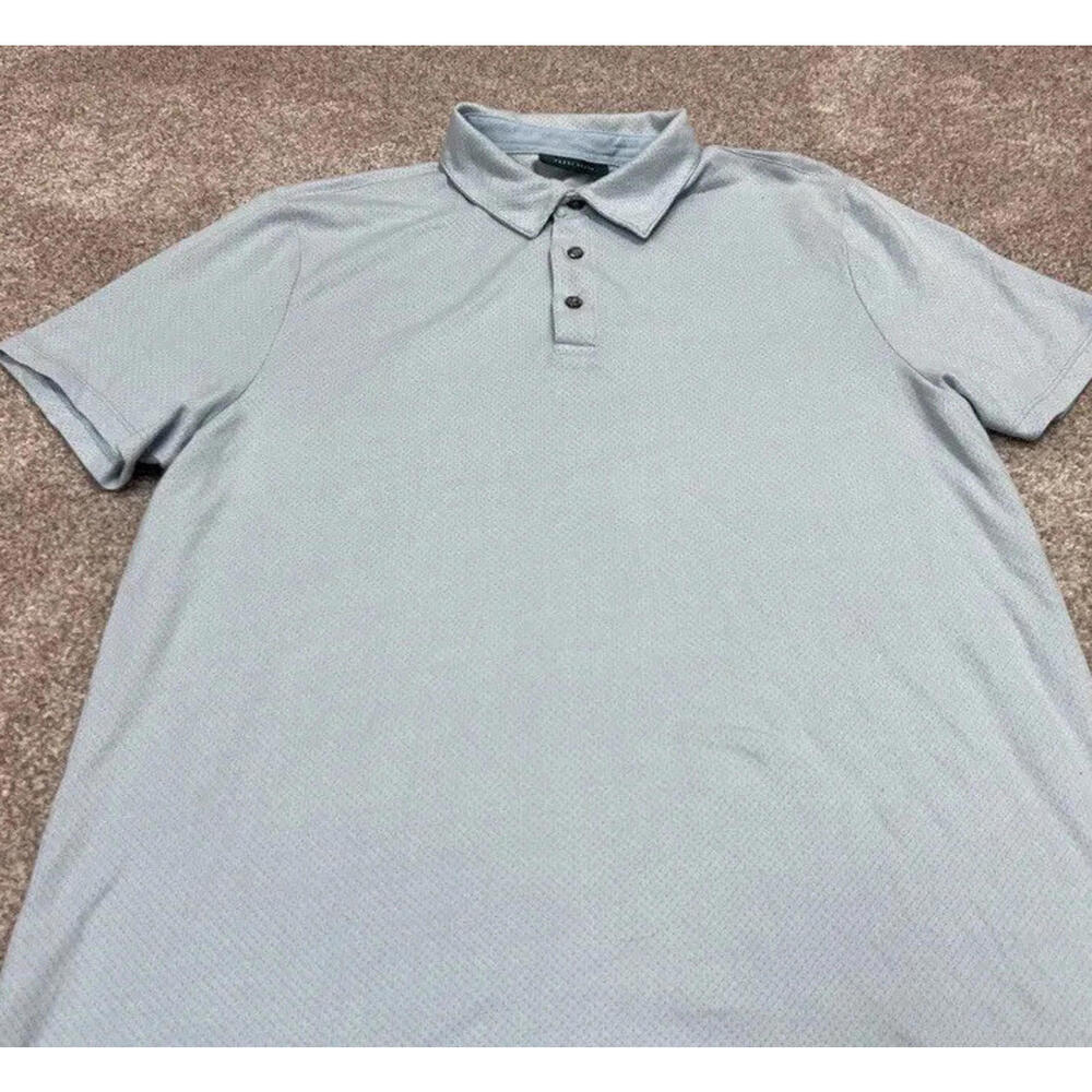 Perry Ellis Polo Men’s Blue Short Sleeve Size Large - Picture 6 of 9